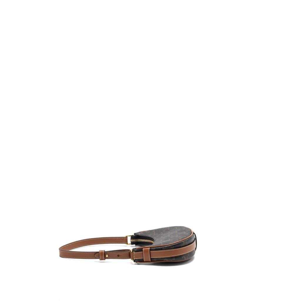 celine-mini-ava-triomphe-canvas-calfskin-tan-ghw