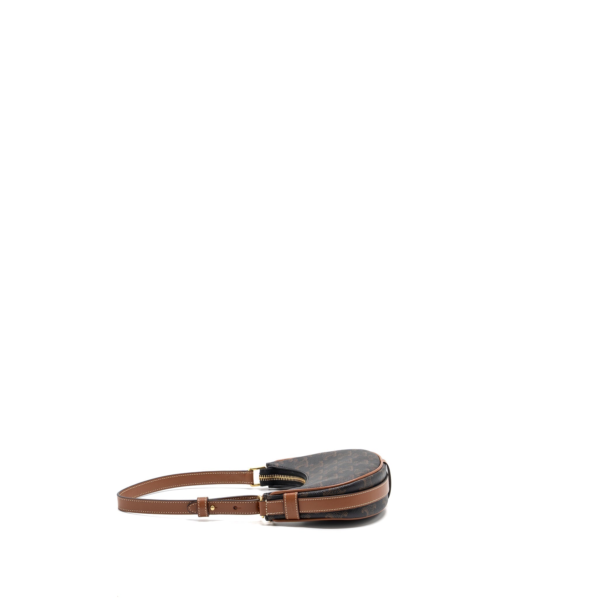 celine-mini-ava-triomphe-canvas-calfskin-tan-ghw
