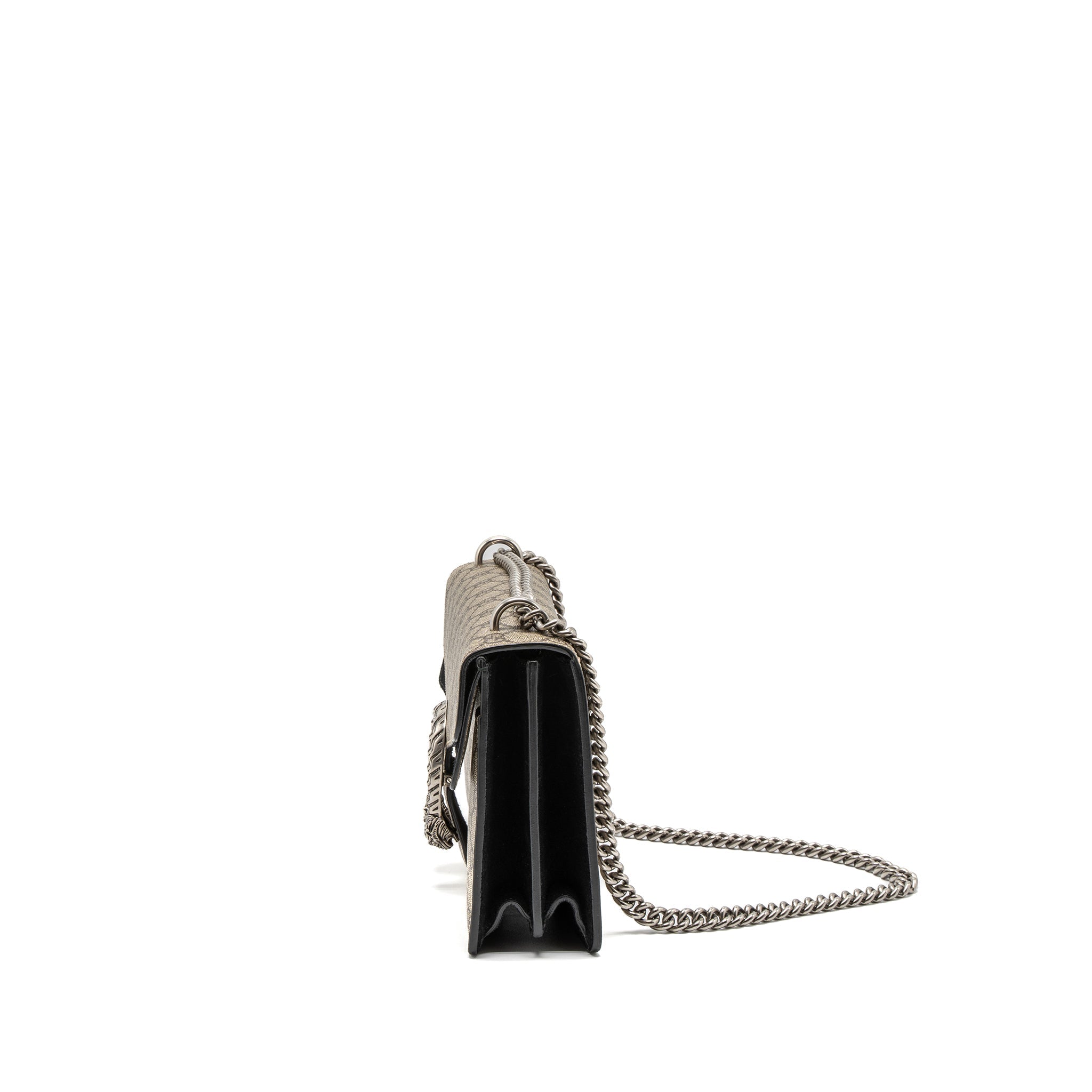 gucci-dionysus-shoulder-bag-gg-supreme-canvas-black-brown-ruthenium-silver-hardware