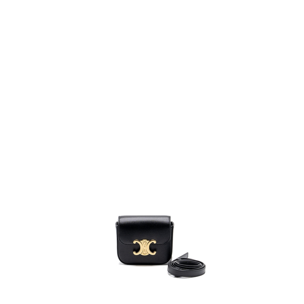 celine-claude-shiny-calfskin-black-ghw