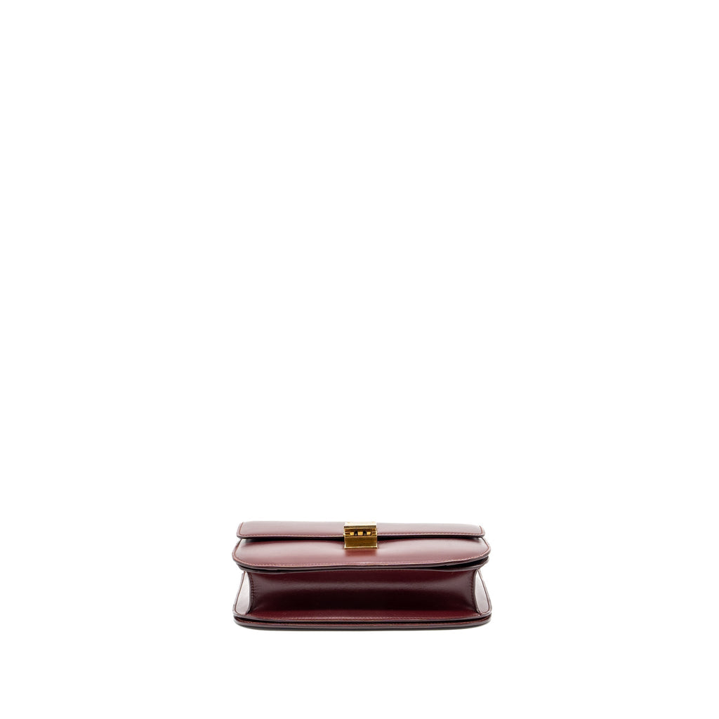celine-medium-classic-box-bag-calfskin-dark-red-ghw-1