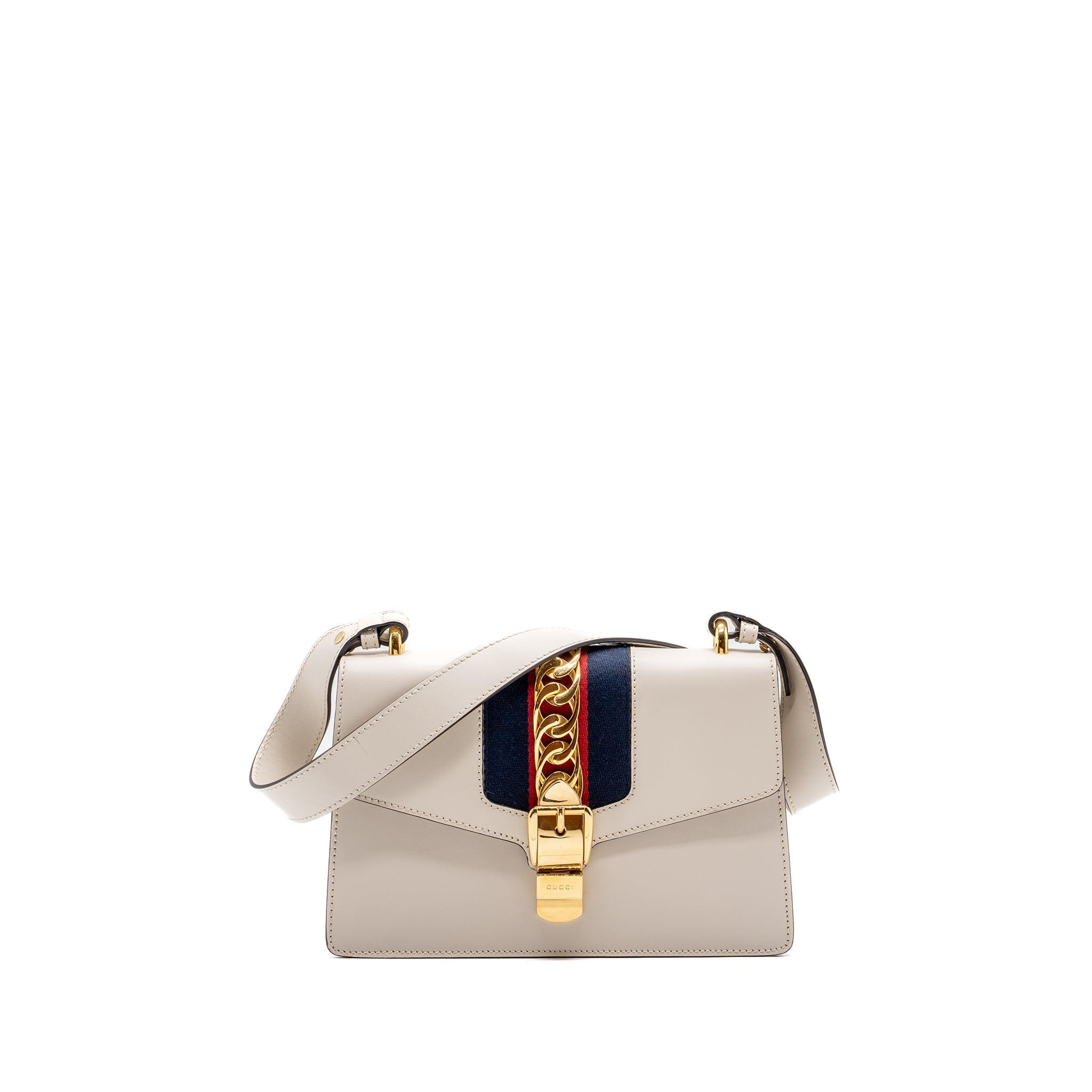 gucci-sylvie-shoulder-bag-calfskin-white-ghw