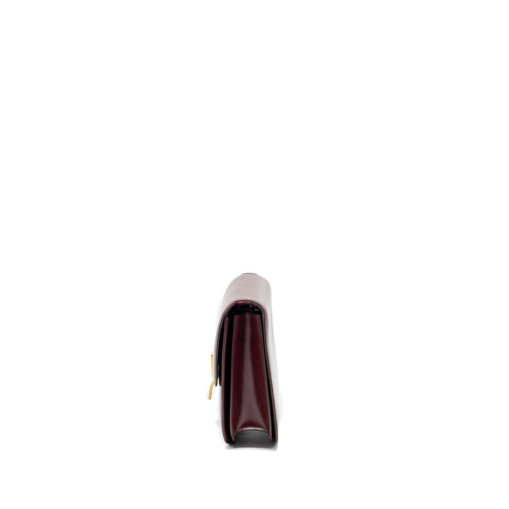 celine-medium-classic-box-bag-calfskin-dark-red-ghw-1