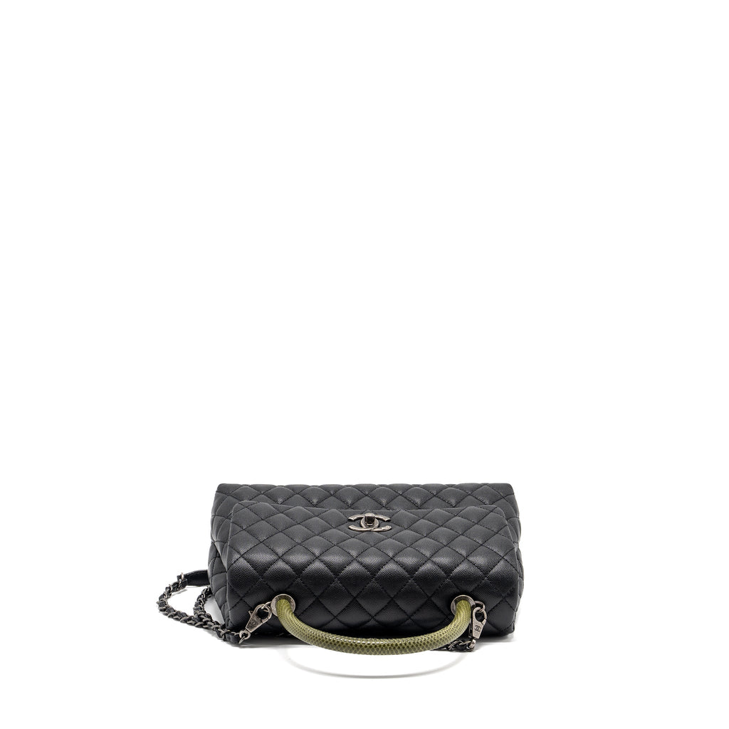 chanel-medium-coco-handle-lizard-embossed-handle-caviar-black-ruthenium-hardware