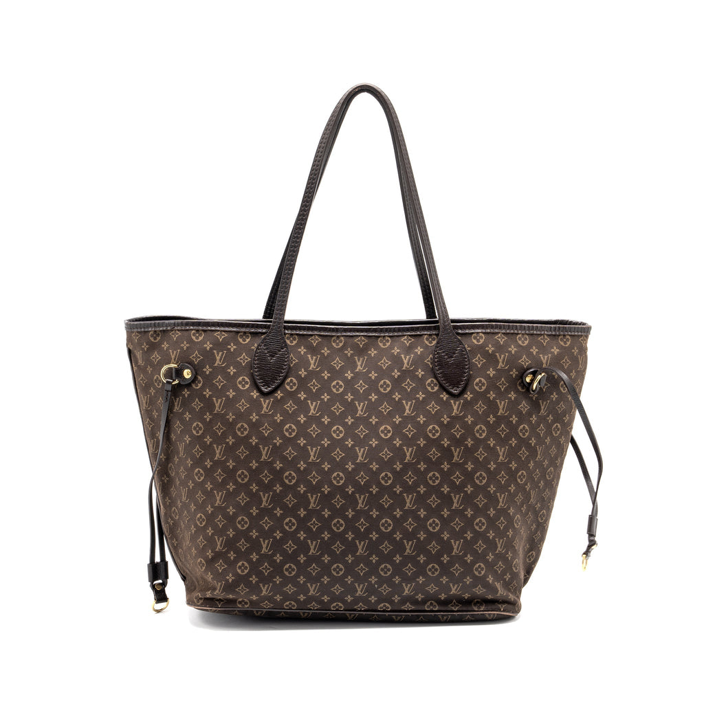 louis-vuitton-vintage-neverfull-mm-fabric-dark-brown-ghw