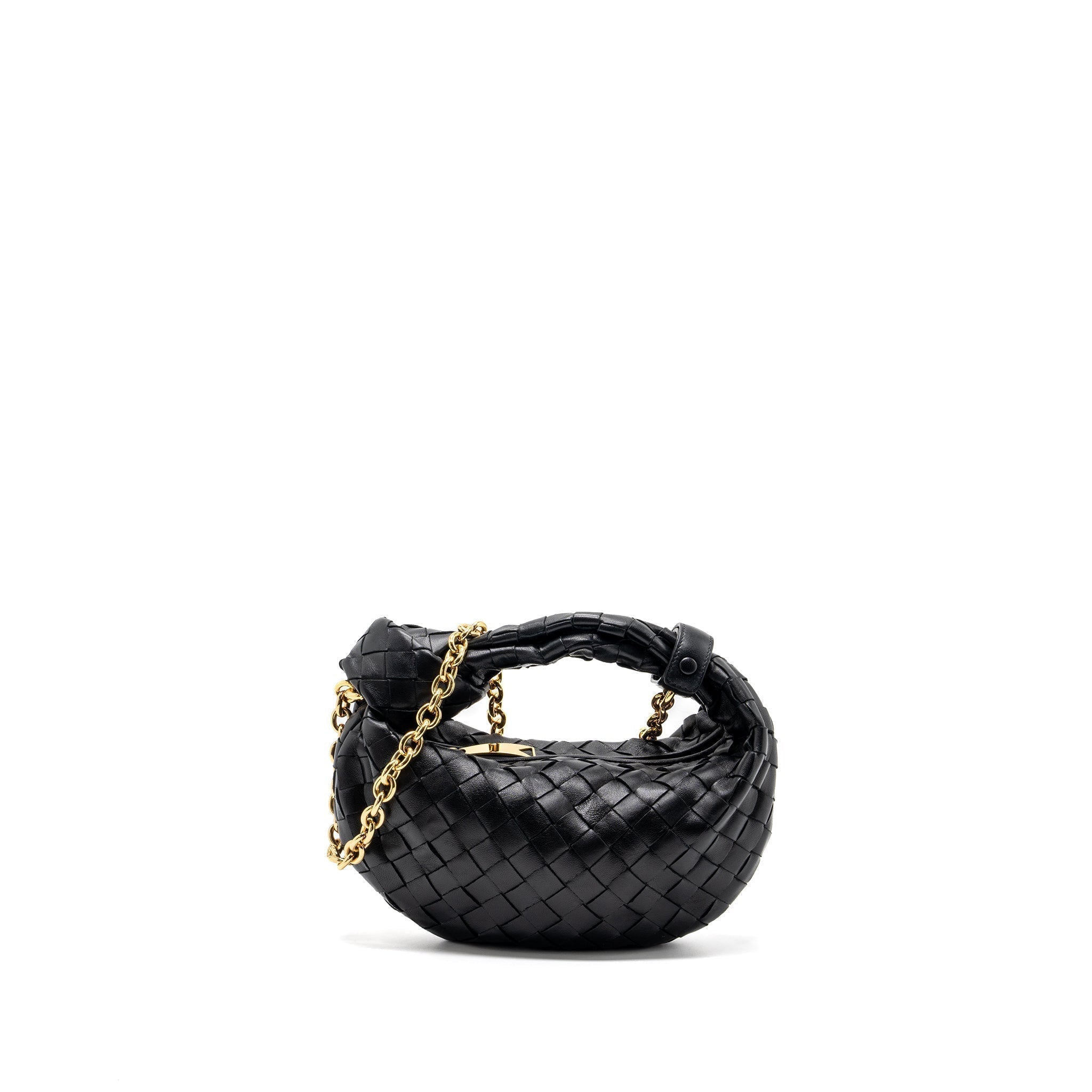 bottega-veneta-mini-jodie-chain-bag-lambskin-black-ghw