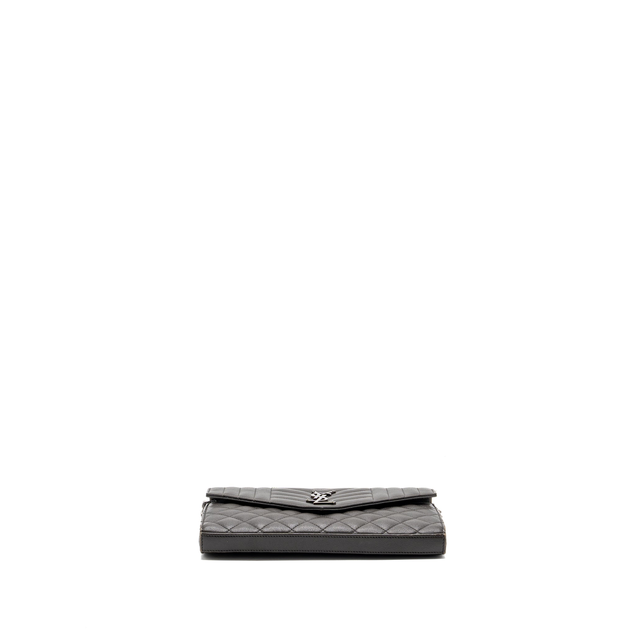 saint-laurent-ysl-envelop-chain-bag-calfskin-dark-grey-shw