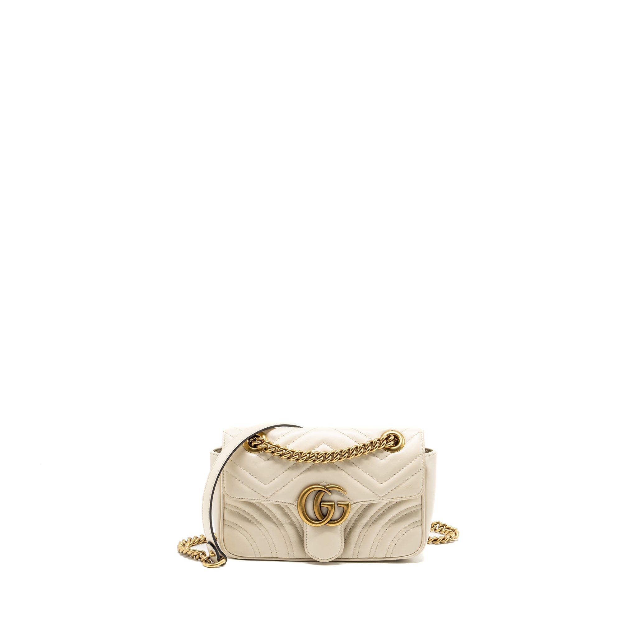 gucci-mini-marmont-calfskin-white-ghw-2
