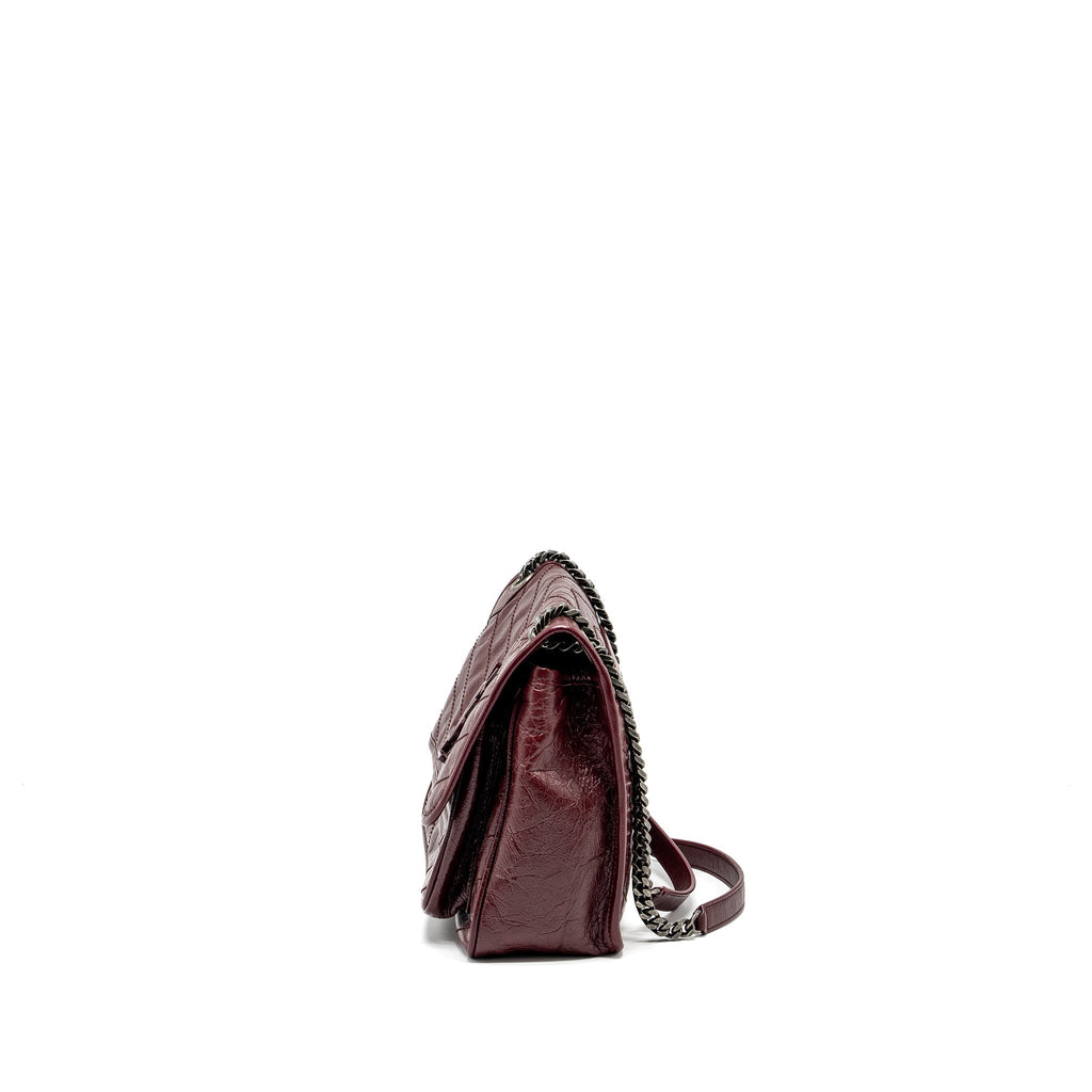 saint-laurent-niki-medium-leather-dark-red-with-ruthenium-hardware