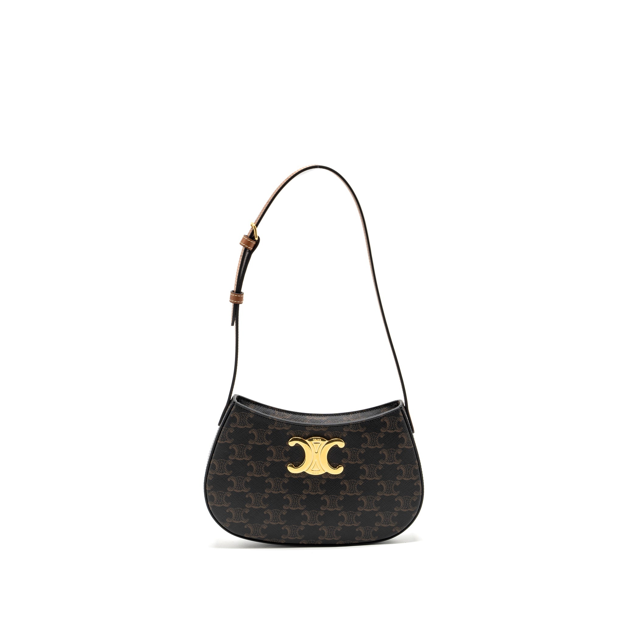 celine-medium-tilly-bag-in-triomphe-canvas-calfskin-tan-ghw