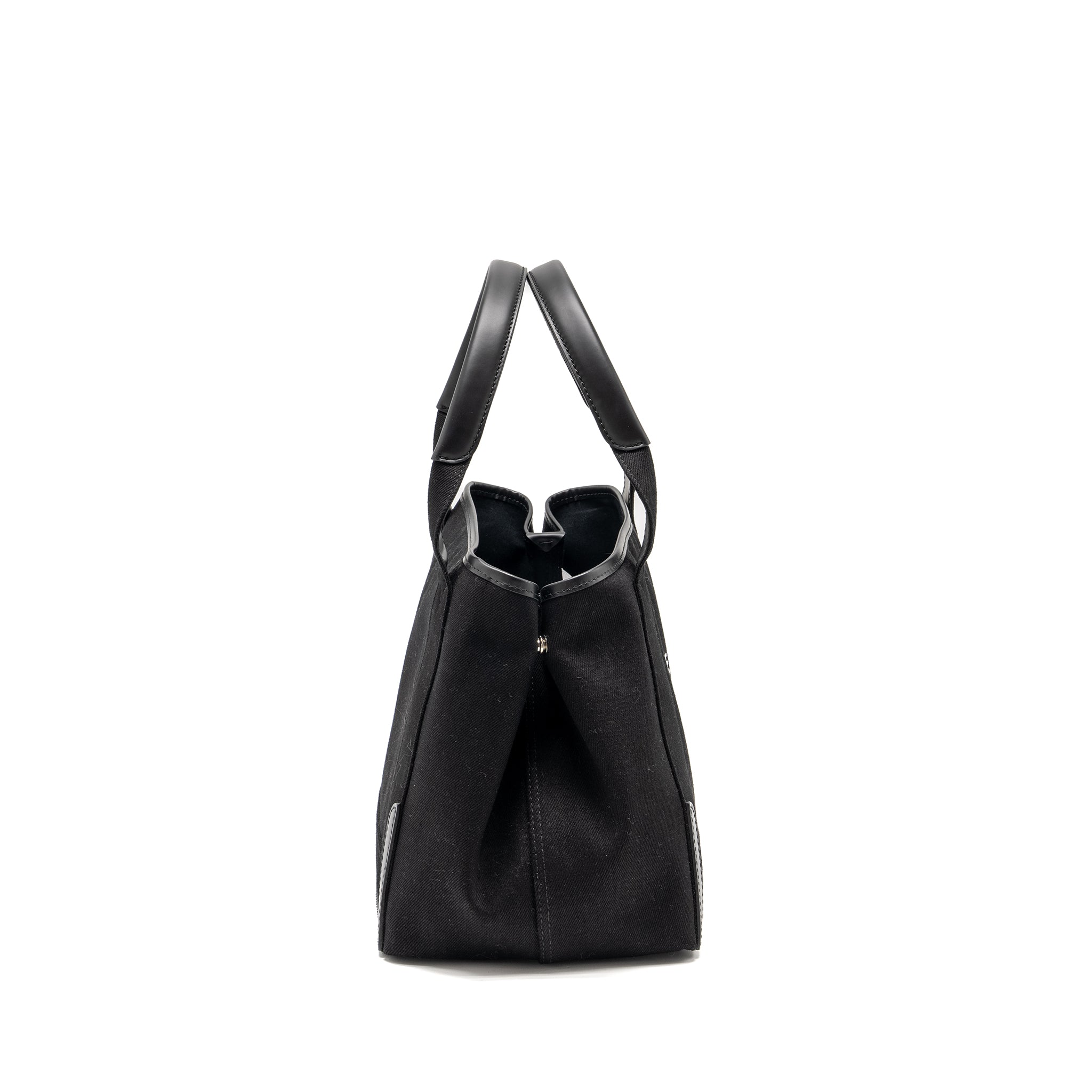 balenciaga-cabas-logo-tote-bag-canvas-calfskin-black-shw