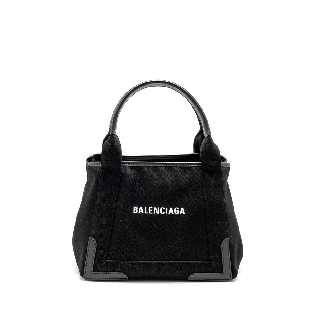 balenciaga-cabas-logo-tote-bag-canvas-calfskin-black-shw