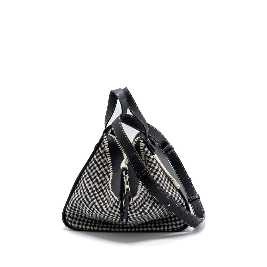 loewe-small-hammock-bag-calfskin-fabric-multicolor-black-white-shw