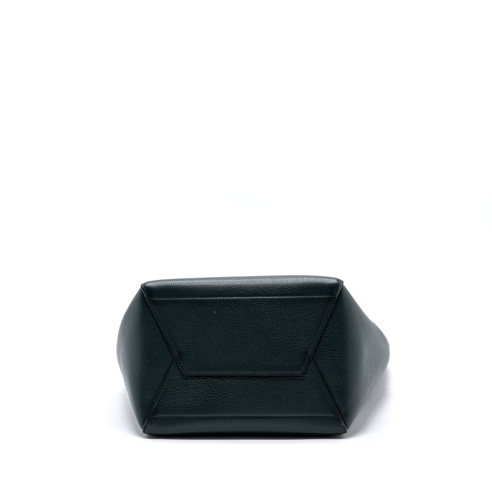 celine-sangle-bucket-bag-calfskin-dark-green-ghw-1