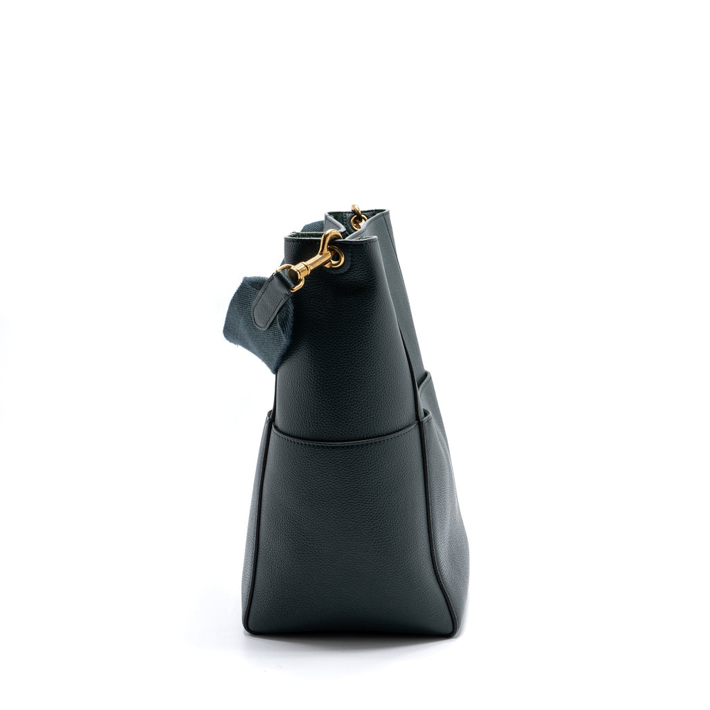 celine-sangle-bucket-bag-calfskin-dark-green-ghw-1