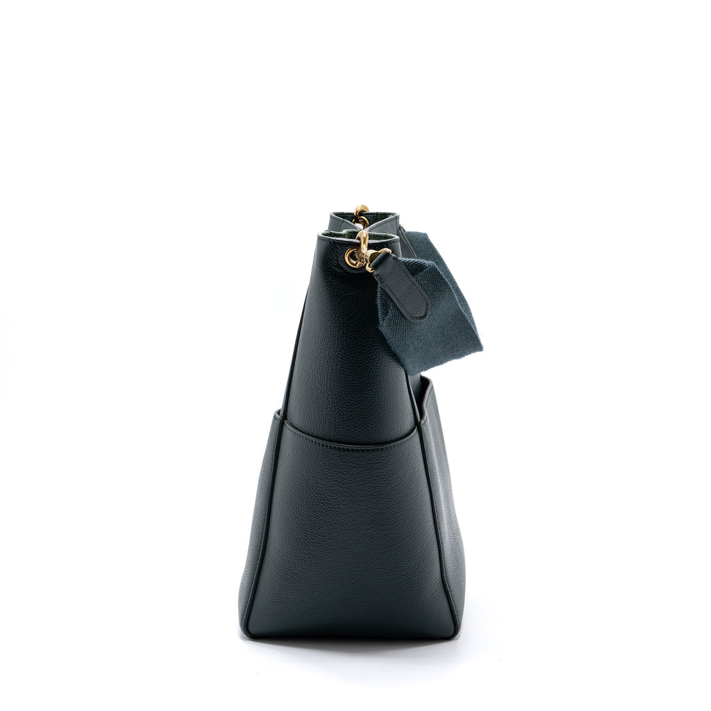 celine-sangle-bucket-bag-calfskin-dark-green-ghw-1