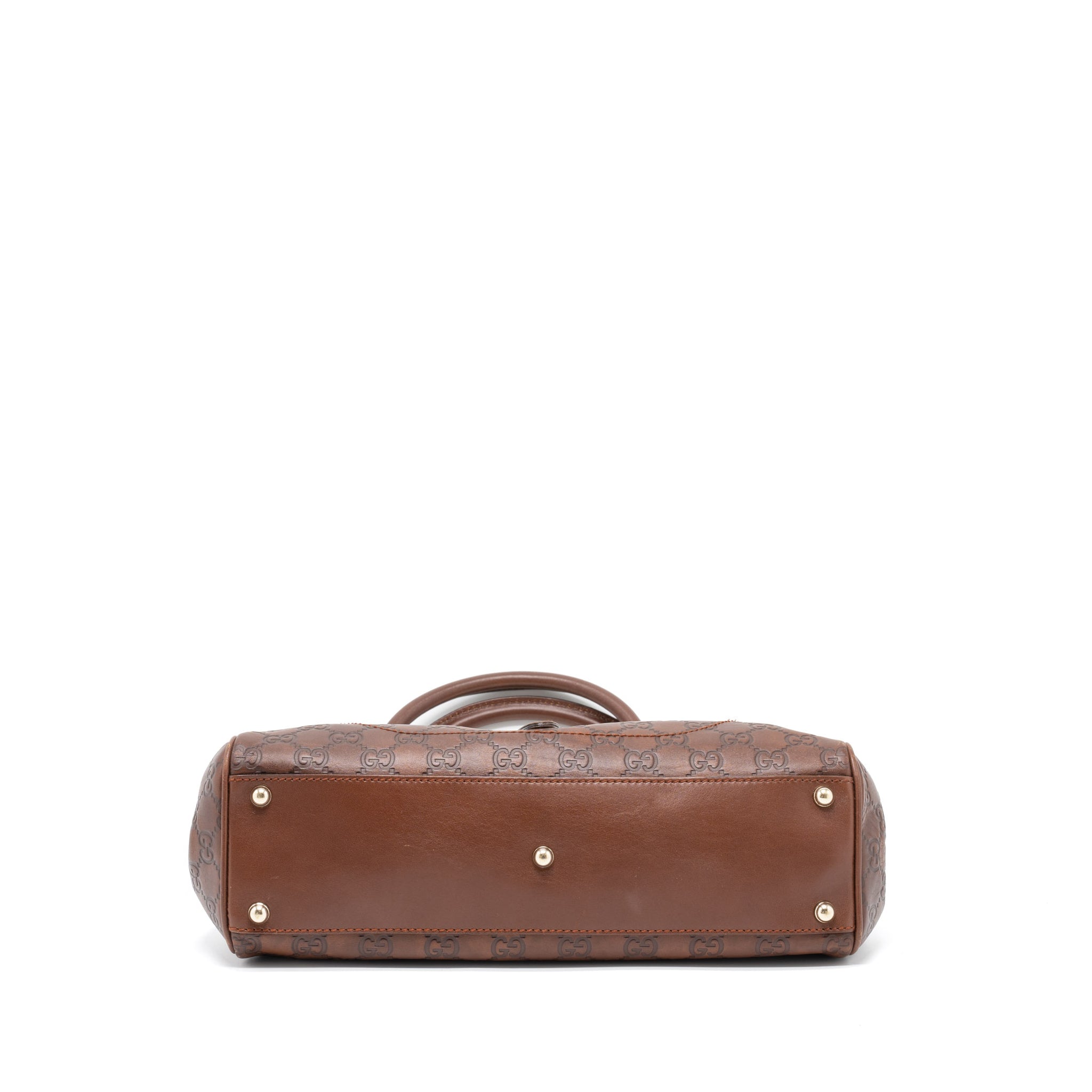 gucci-vintage-jackie-bag-gg-supreme-calfskin-brown-ghw
