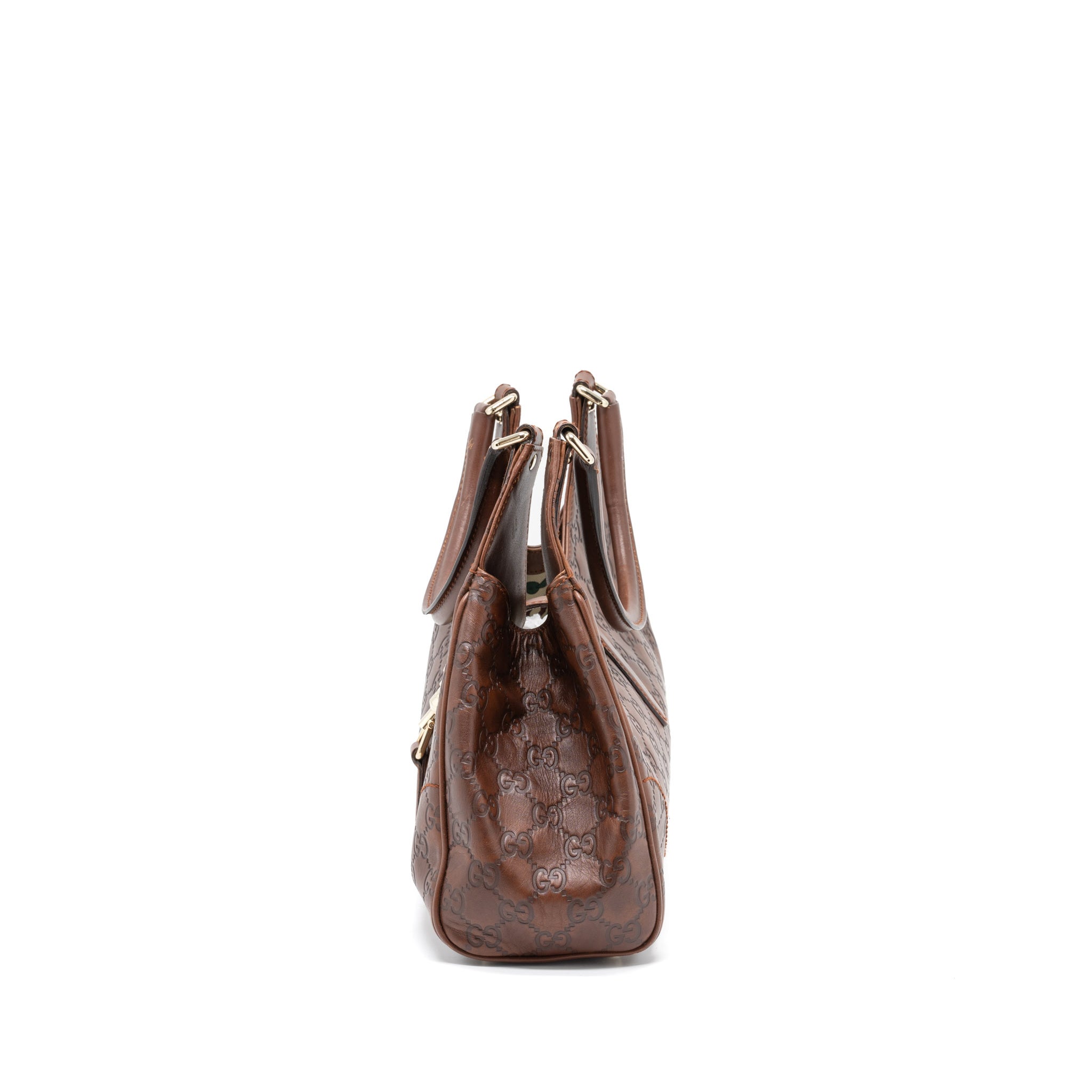 gucci-vintage-jackie-bag-gg-supreme-calfskin-brown-ghw
