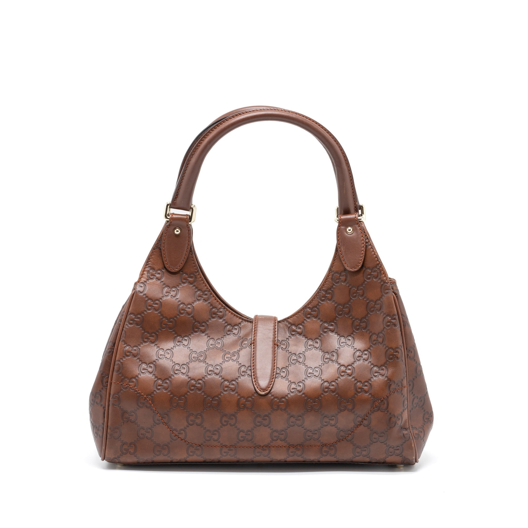 gucci-vintage-jackie-bag-gg-supreme-calfskin-brown-ghw