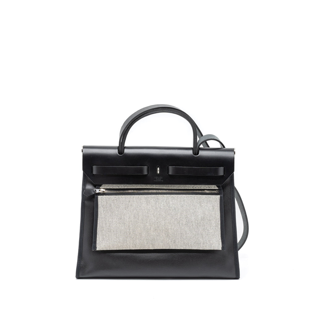 hermes-herbag-31-berline-canvas-vache-hunter-black-shw-stamp-c