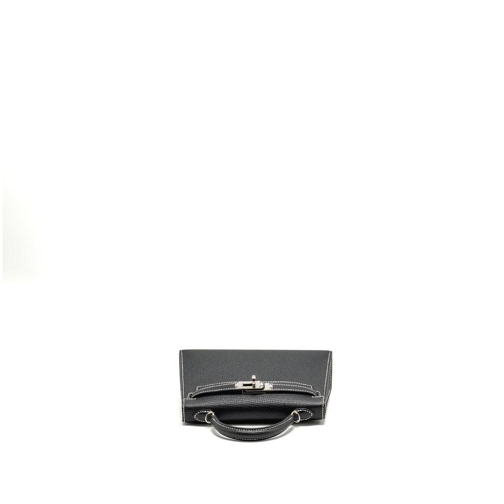 hermes-mini-kelly-ii-special-order-chevre-mysore-black-gris-perle-shw-stamp-w