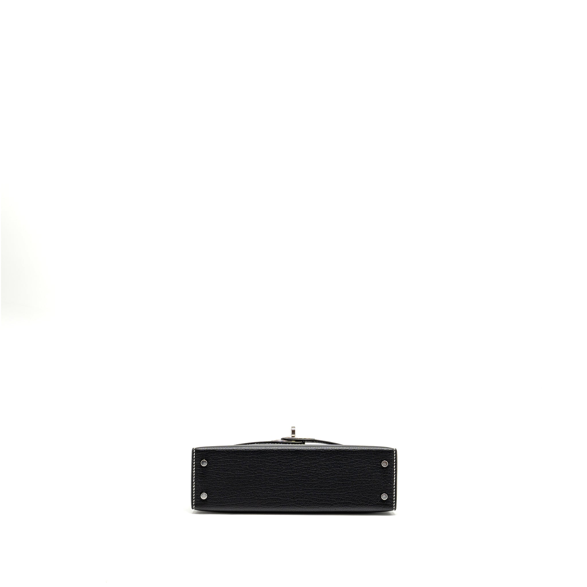 hermes-mini-kelly-ii-special-order-chevre-mysore-black-gris-perle-shw-stamp-w