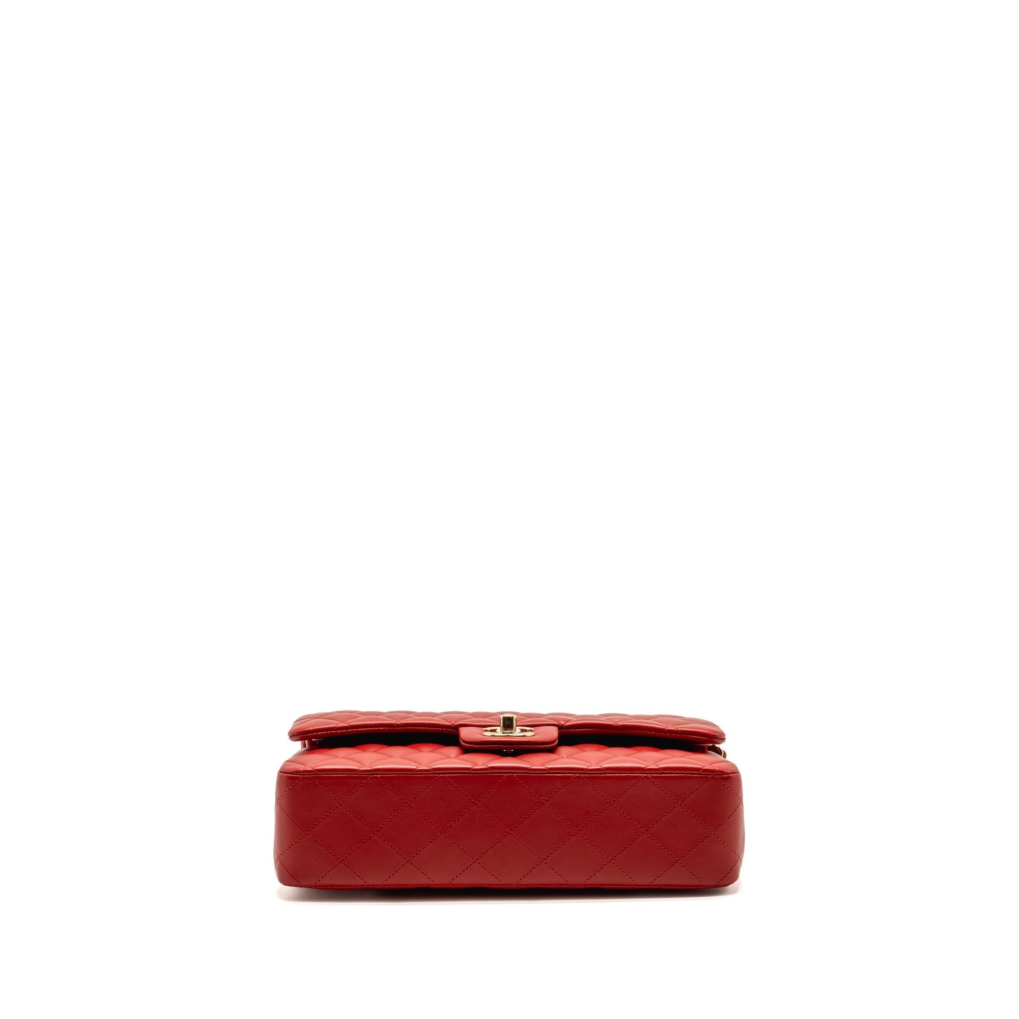 chanel-medium-classic-double-flap-bag-lambskin-red-lghw