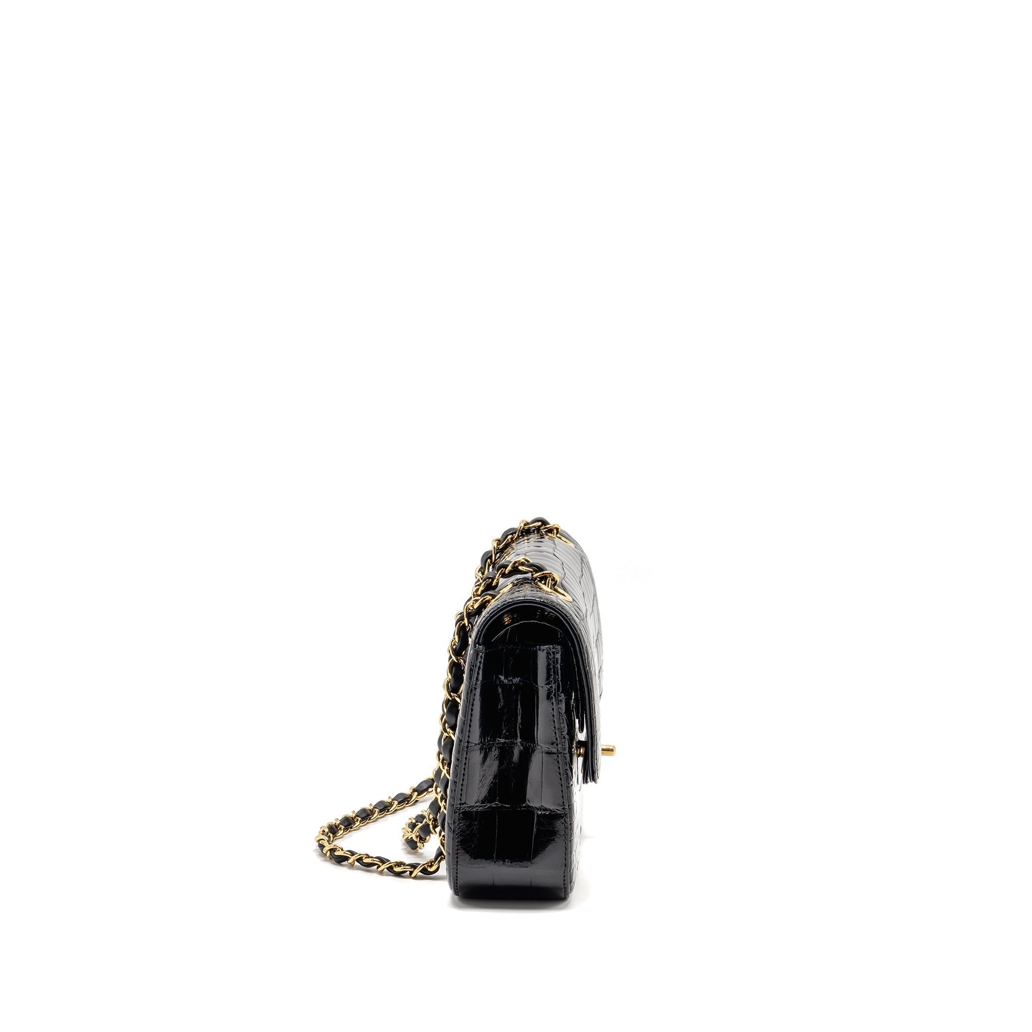 chanel-medium-classic-double-flap-bag-alligator-mississippiensis-black-ghw-copy