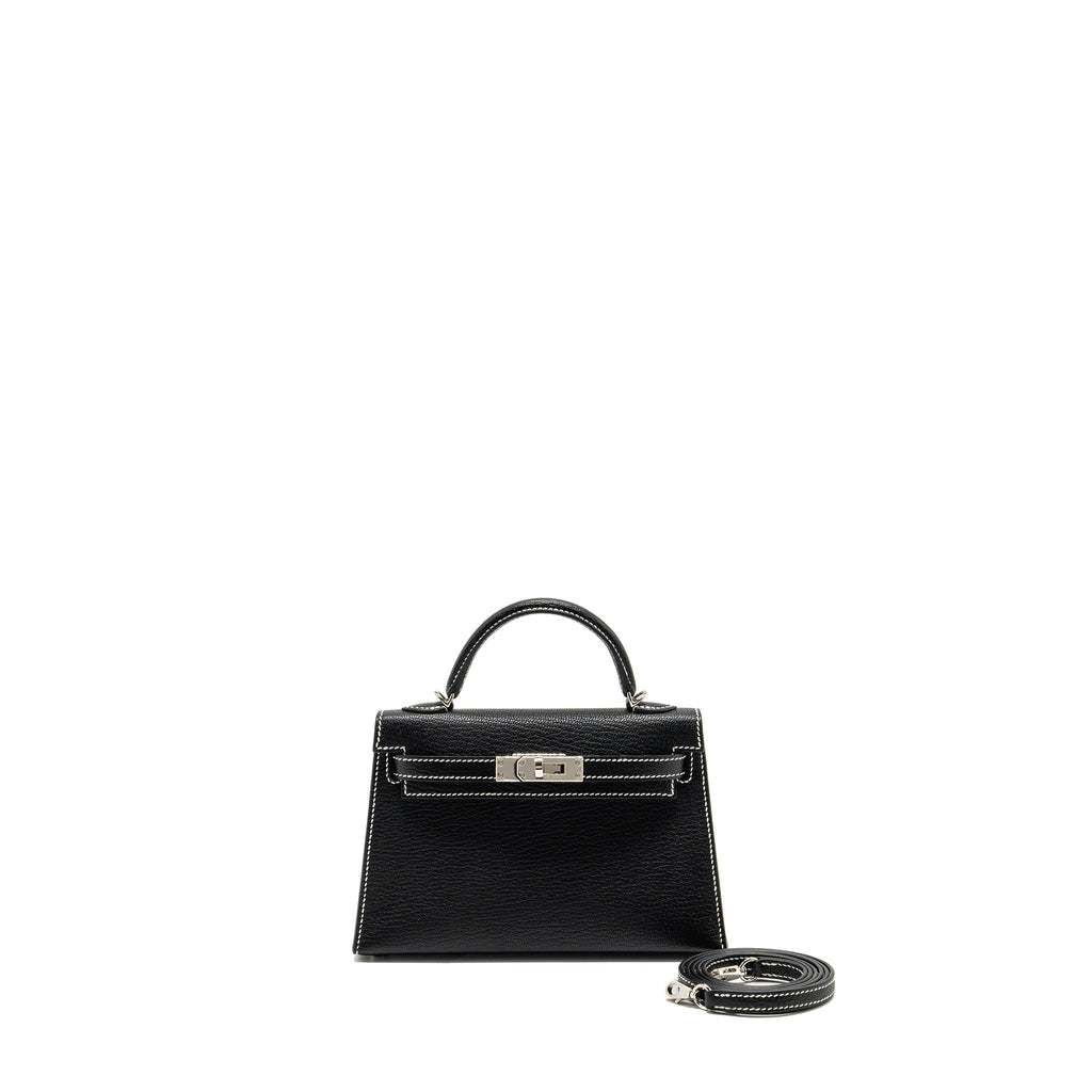 hermes-mini-kelly-ii-special-order-chevre-mysore-black-gris-perle-shw-stamp-w