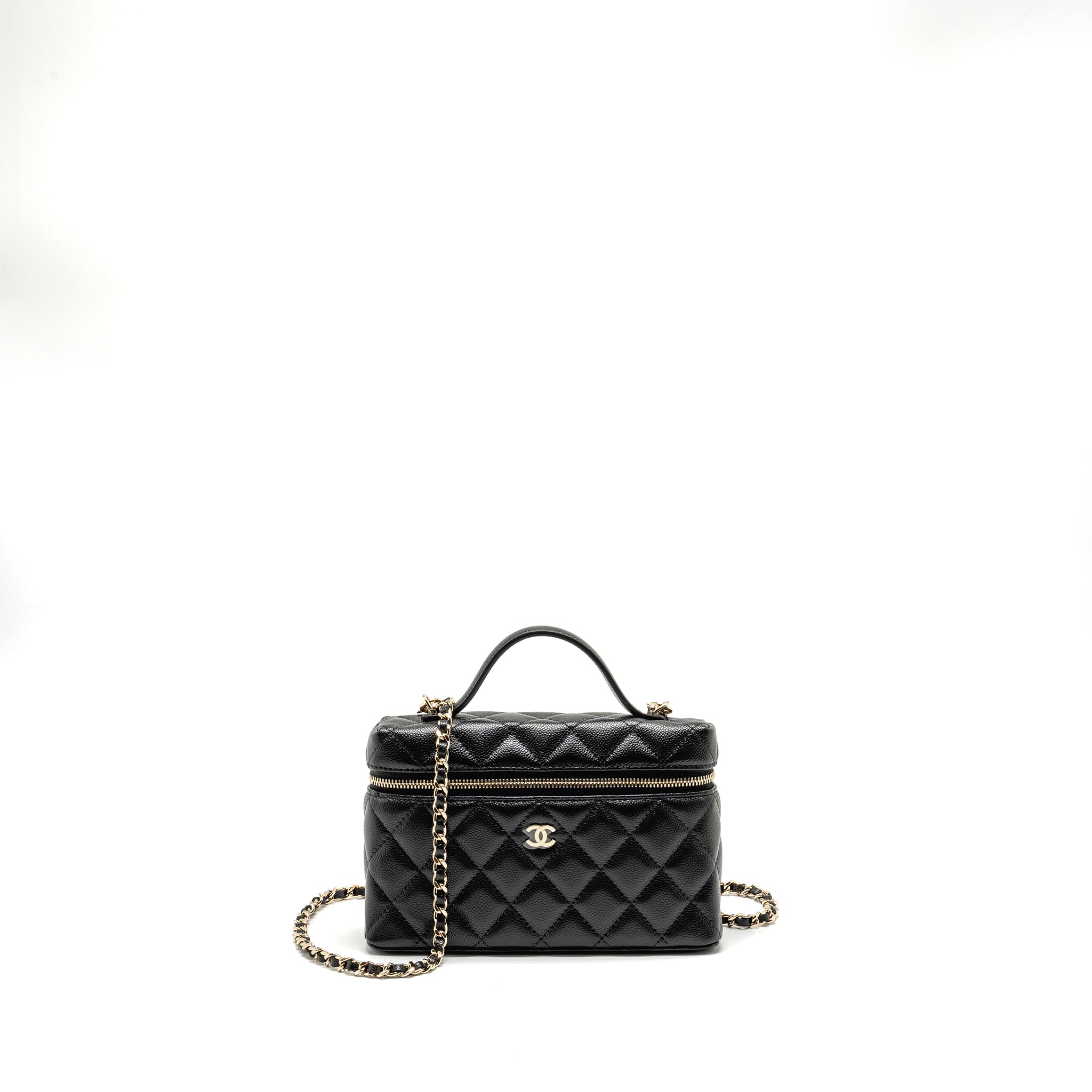 chanel-25p-cc-top-handle-vanity-with-chain-caviar-black-lghw-microchip