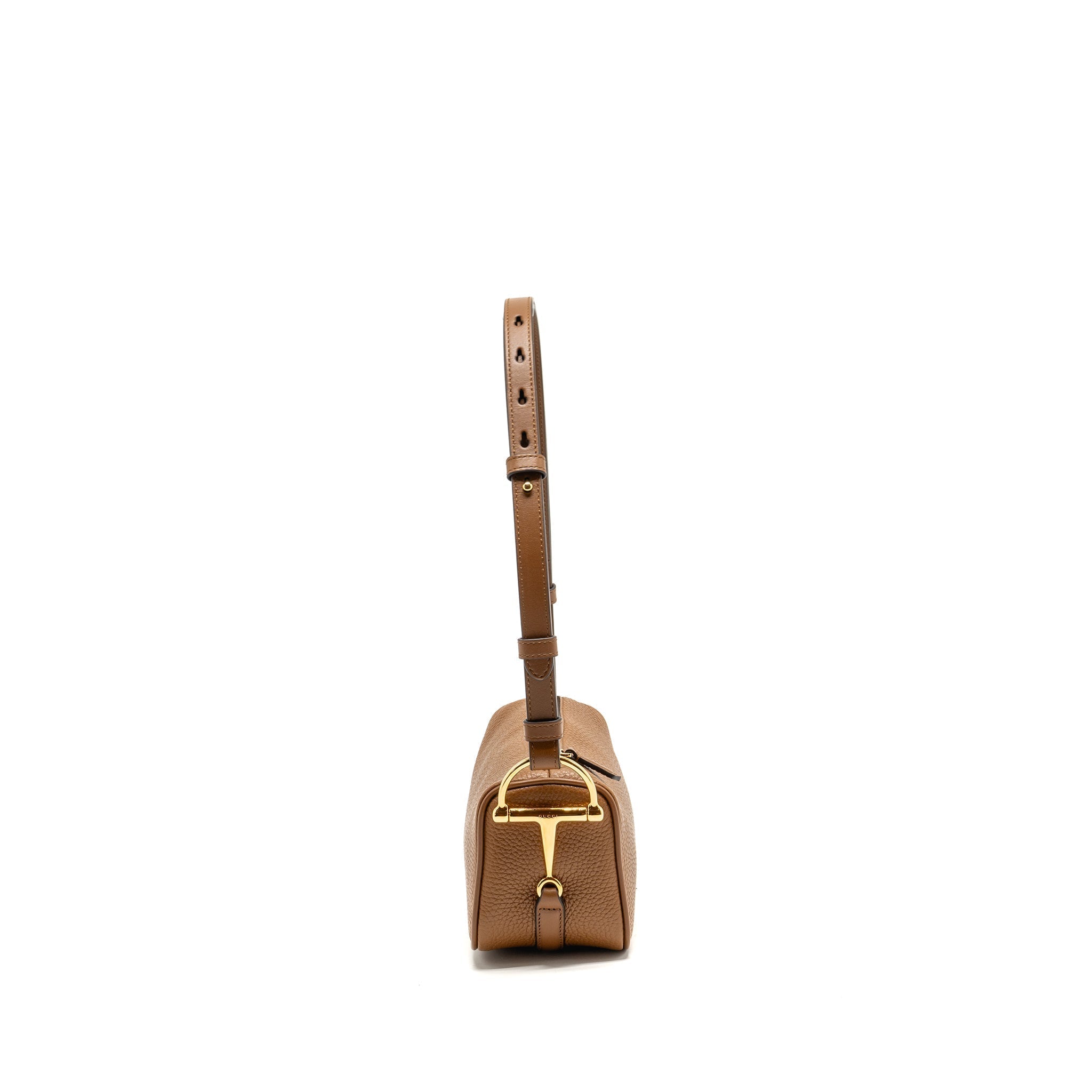gucci-half-horsebit-mini-bag-calfskin-brown-ghw