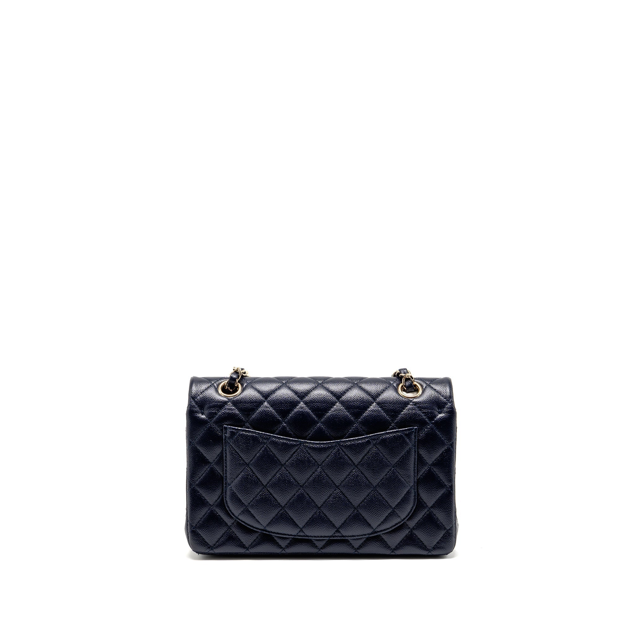 chanel-small-classic-double-flap-bag-caviar-navy-ghwmicrochip