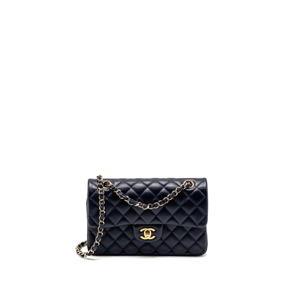 chanel-small-classic-double-flap-bag-caviar-navy-ghwmicrochip