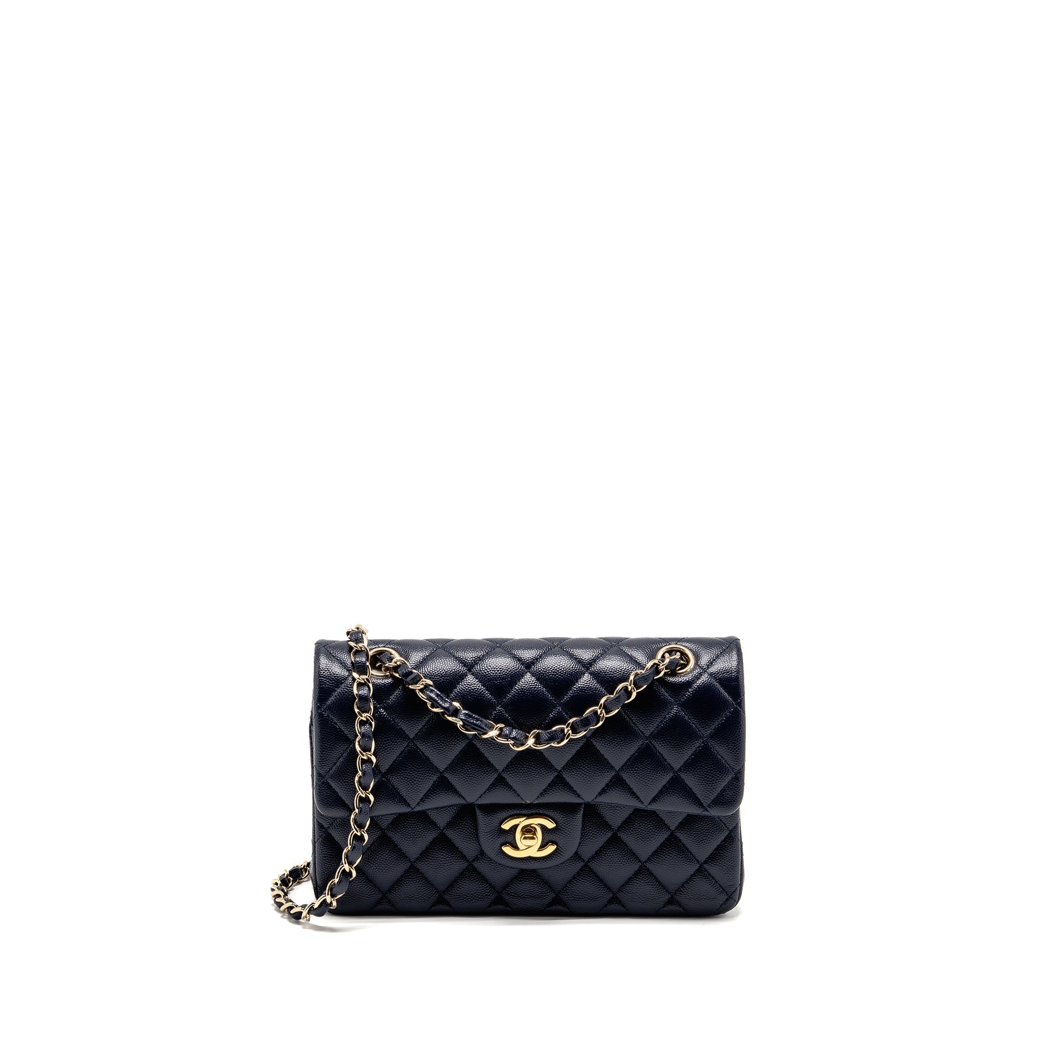 chanel-small-classic-double-flap-bag-caviar-navy-ghwmicrochip
