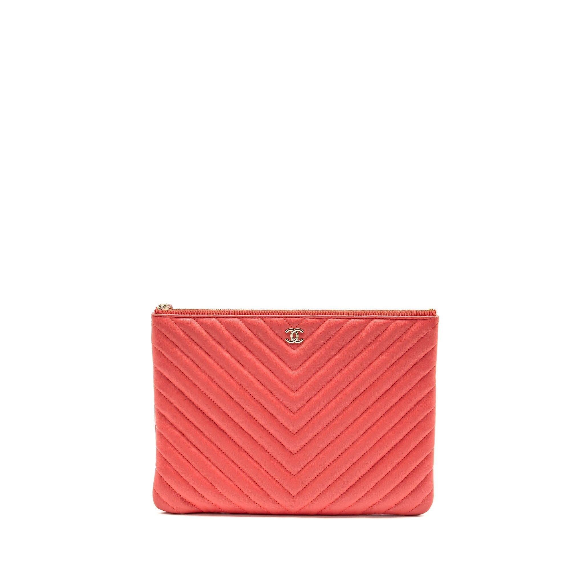 chanel-chevron-clutch-lambskin-pink-ghw