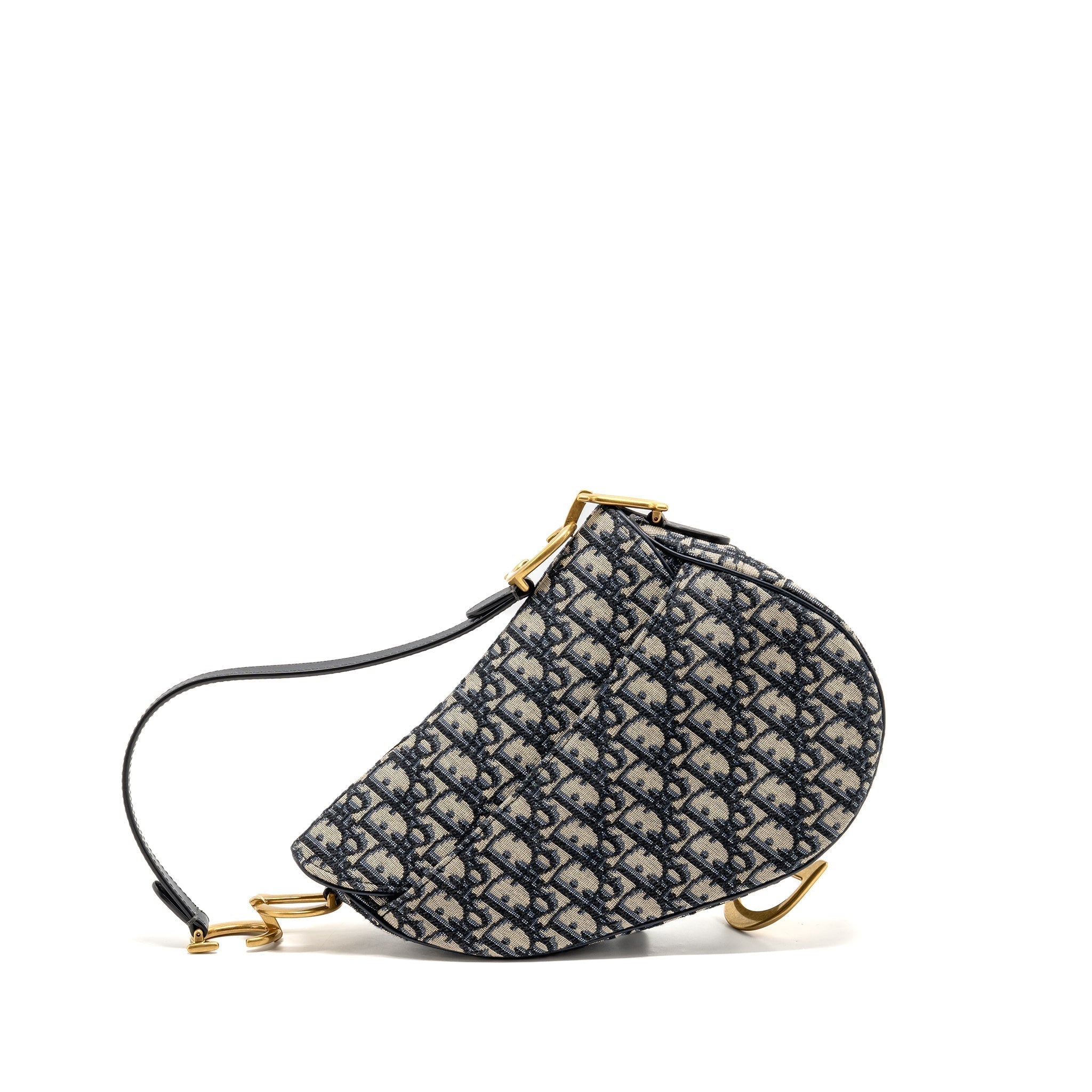 dior-medium-saddle-bag-blue-oblique-canvas-ghw-2