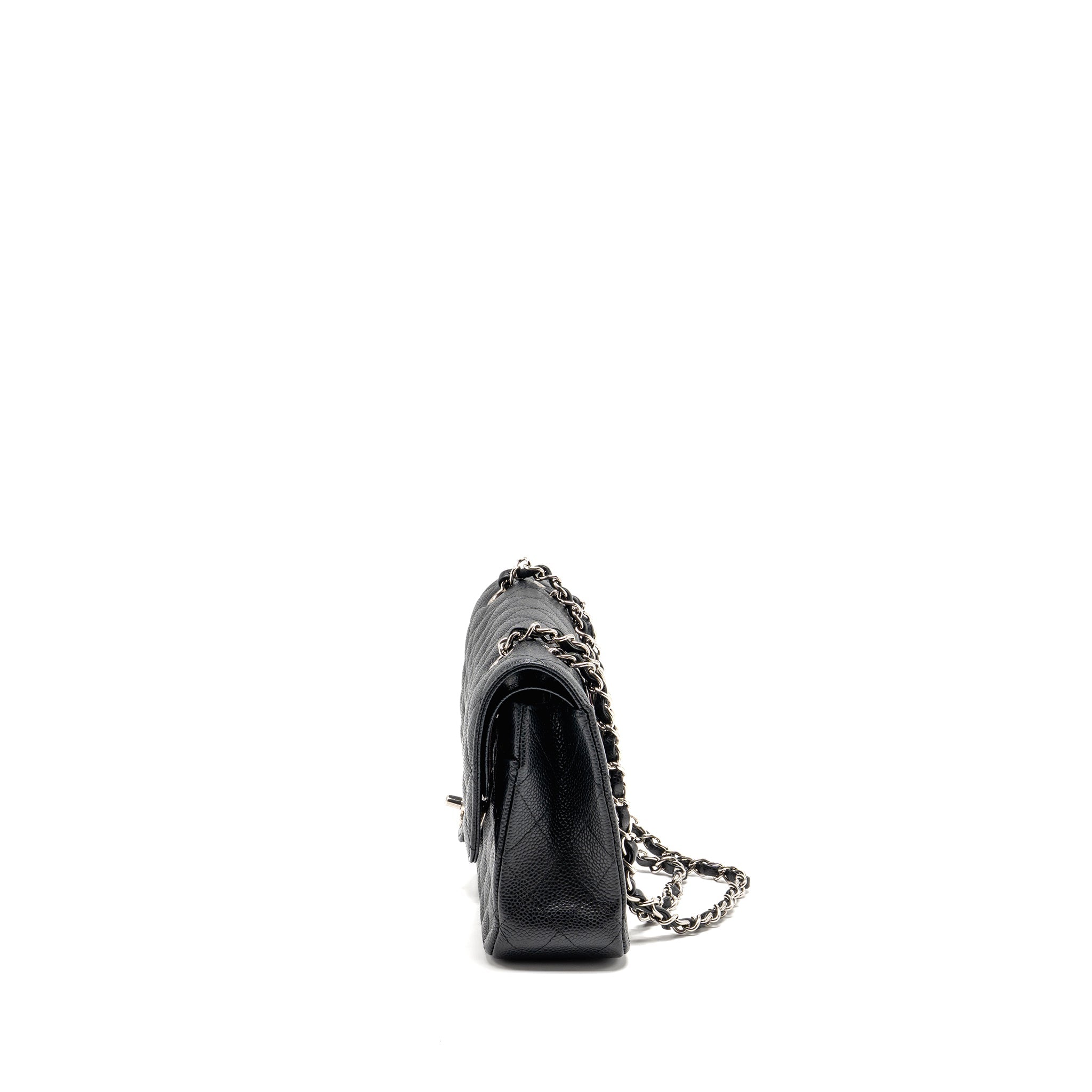 chanel-medium-classic-double-flap-bag-caviar-black-shw-13