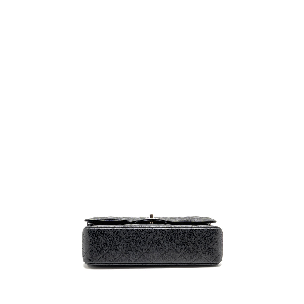 chanel-medium-classic-double-flap-bag-caviar-black-shw-13