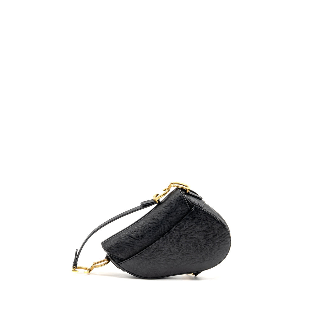 dior-mini-saddle-grained-calfskin-black-ghw