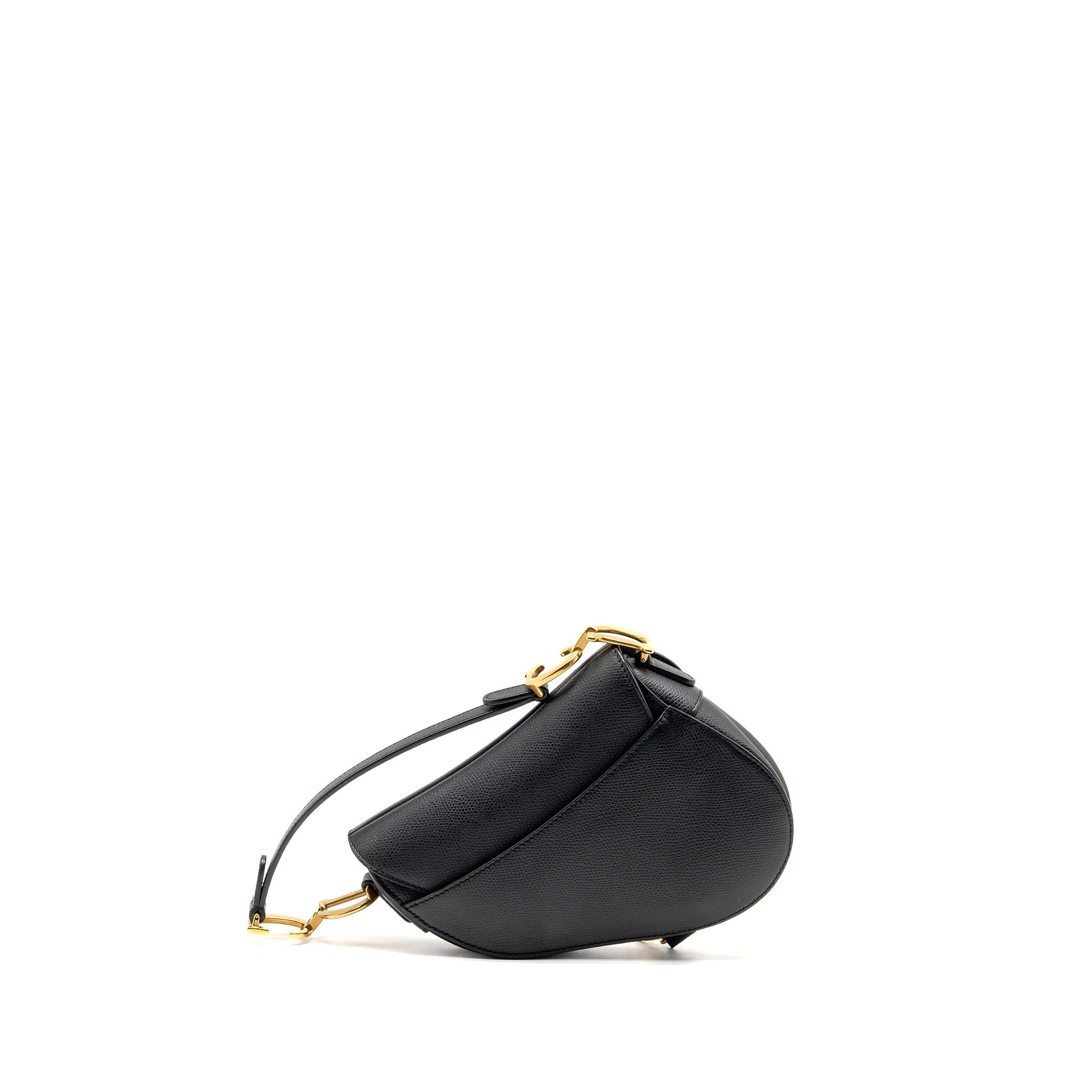 dior-mini-saddle-grained-calfskin-black-ghw