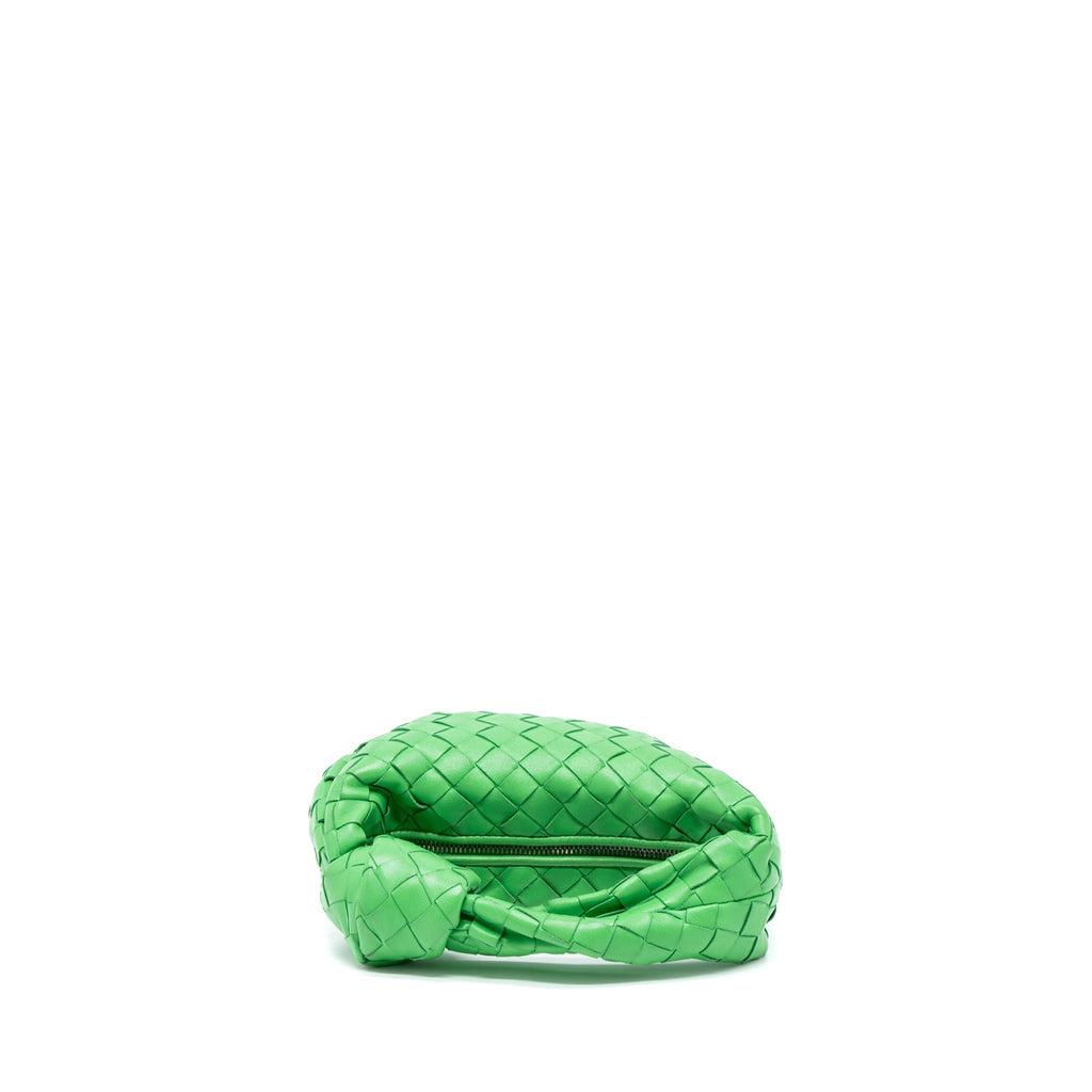 bottega-veneta-mini-jodie-lambskin-green-shw