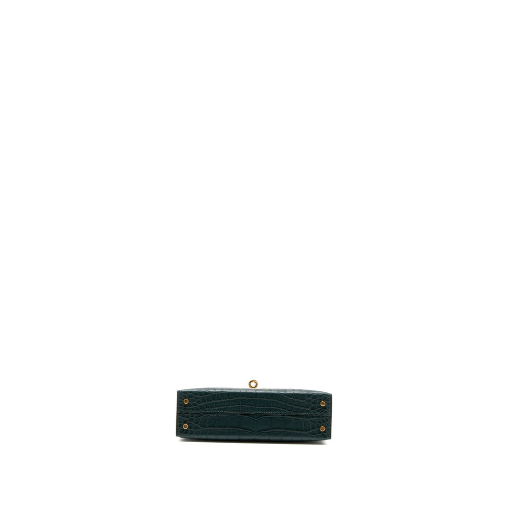 hermes-mini-kelly-ii-alligator-mississippiensis-matte-6o-vert-cypres-ghw-stamp-u