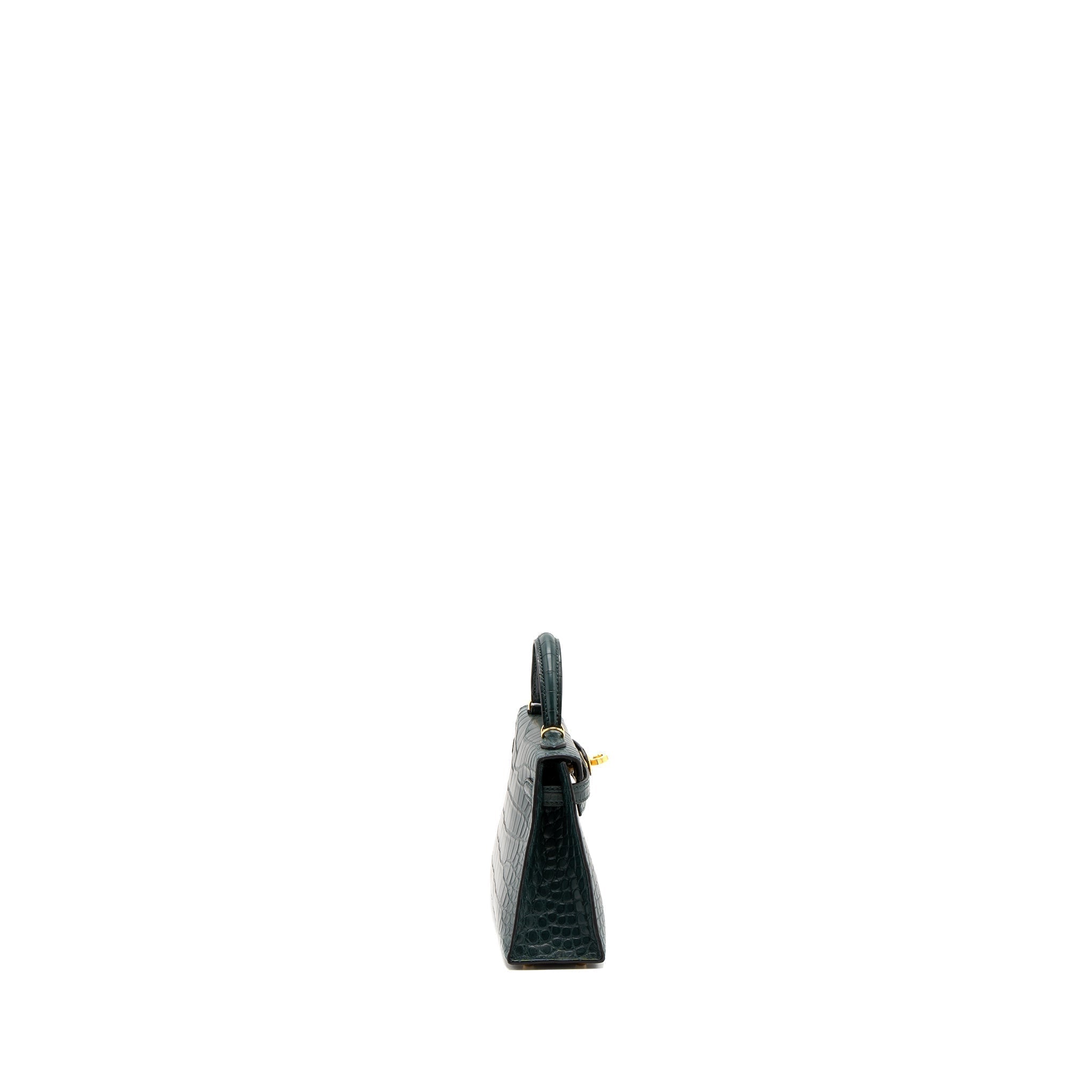 hermes-mini-kelly-ii-alligator-mississippiensis-matte-6o-vert-cypres-ghw-stamp-u