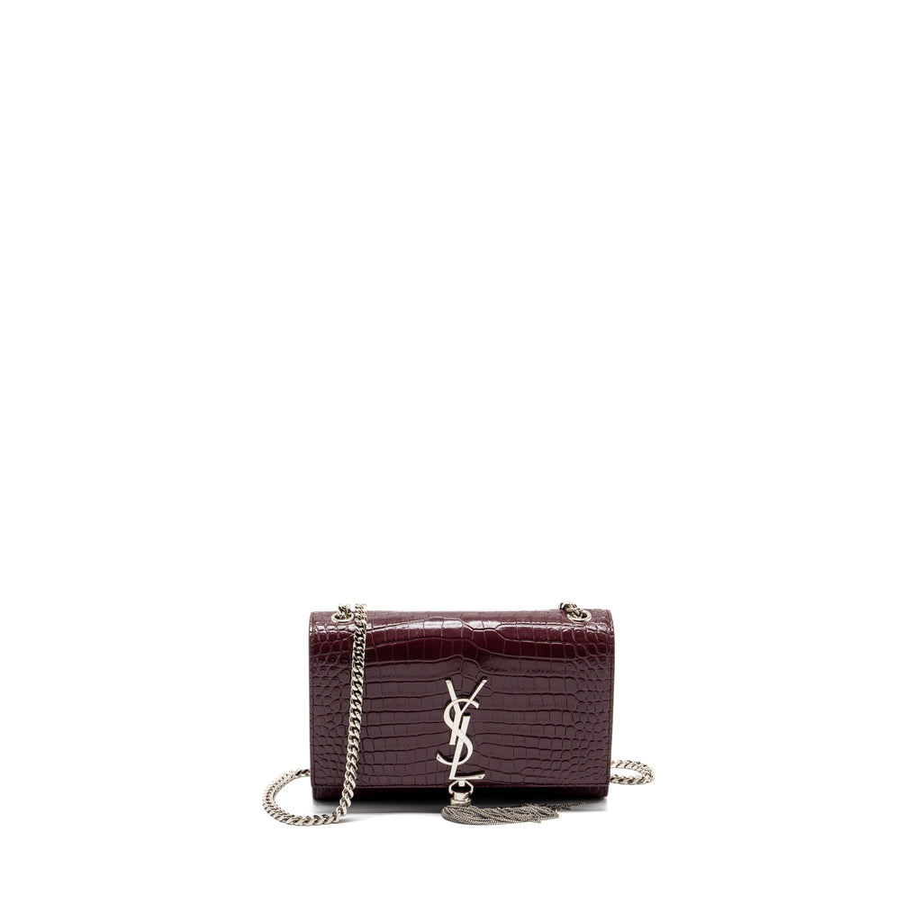 saint-laurent-ysl-kate-bag-croc-embossed-calfskin-burgundy-shw