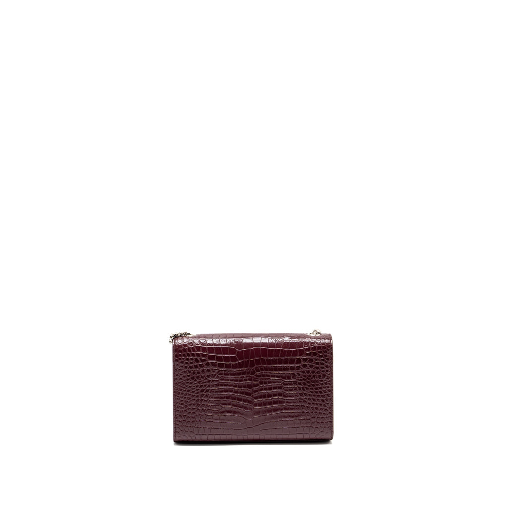 saint-laurent-ysl-kate-bag-croc-embossed-calfskin-burgundy-shw