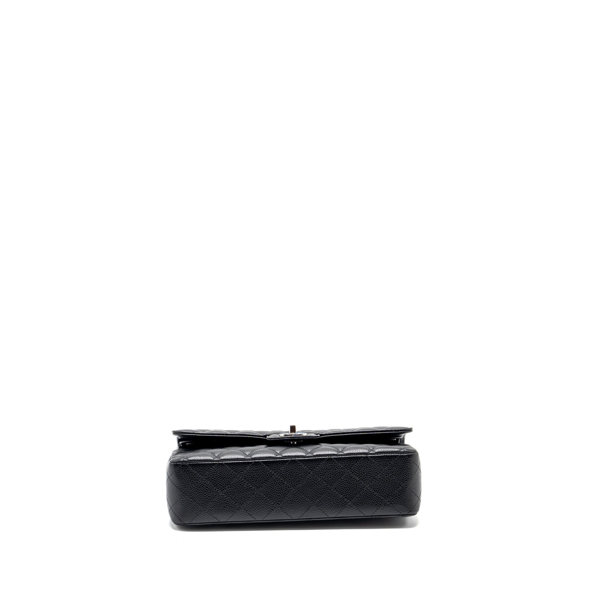chanel-medium-classic-double-flap-bag-caviar-black-shw-7