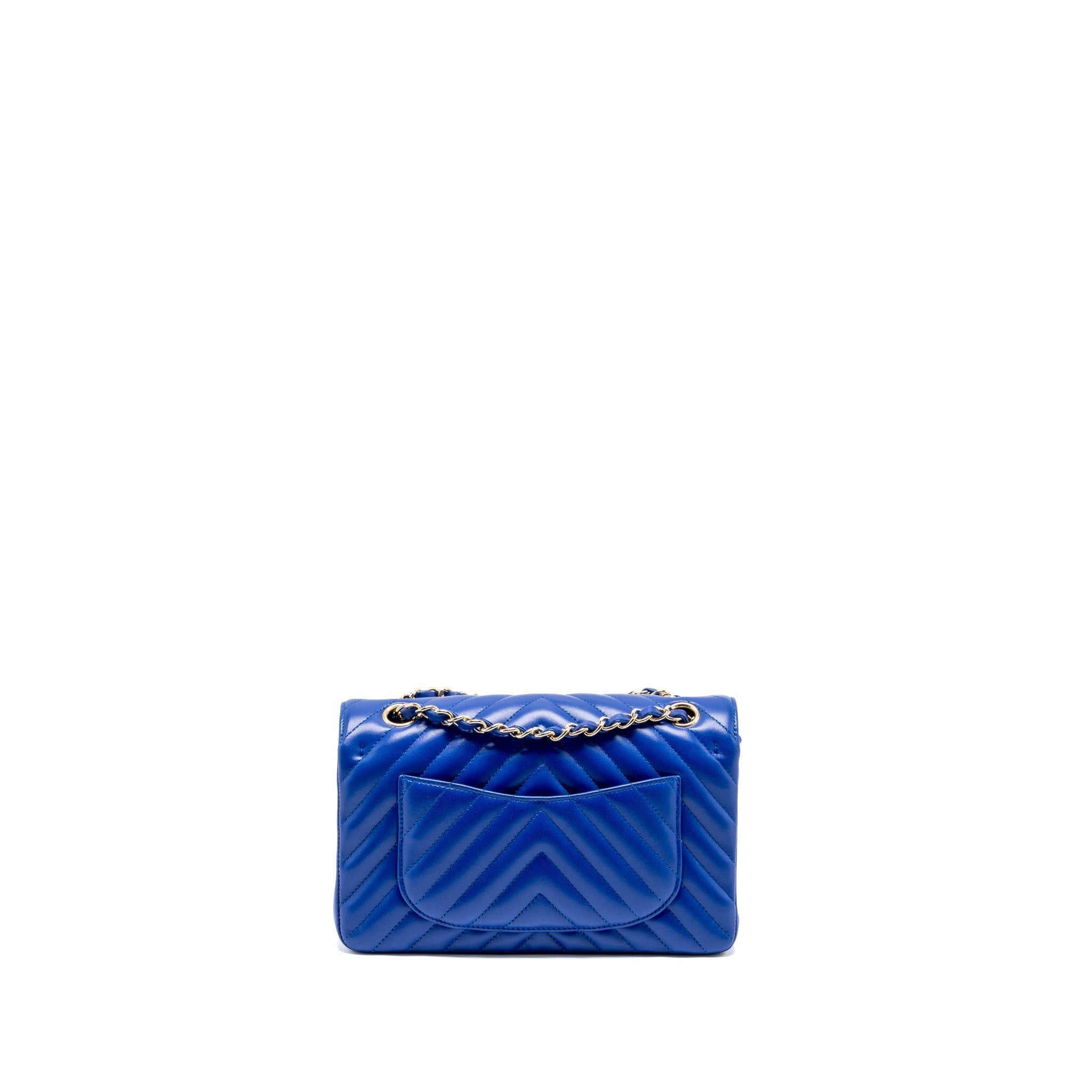 chanel-small-classic-double-flap-bag-chevron-lambskin-blue-lghw