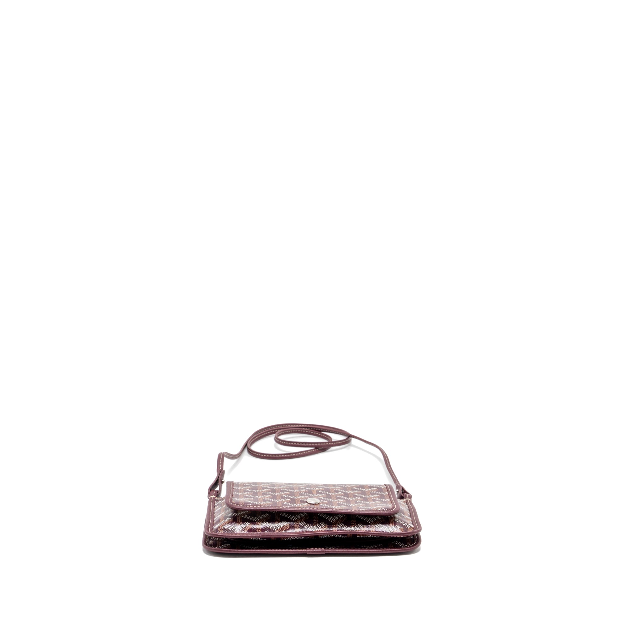 goyard-plumet-wallet-clutch-goyardine-canvas-leather-burgundy-shw