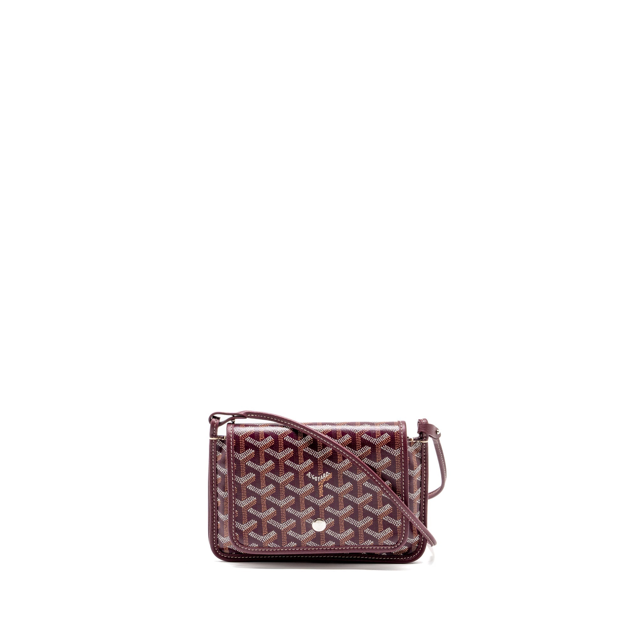 goyard-plumet-wallet-clutch-goyardine-canvas-leather-burgundy-shw