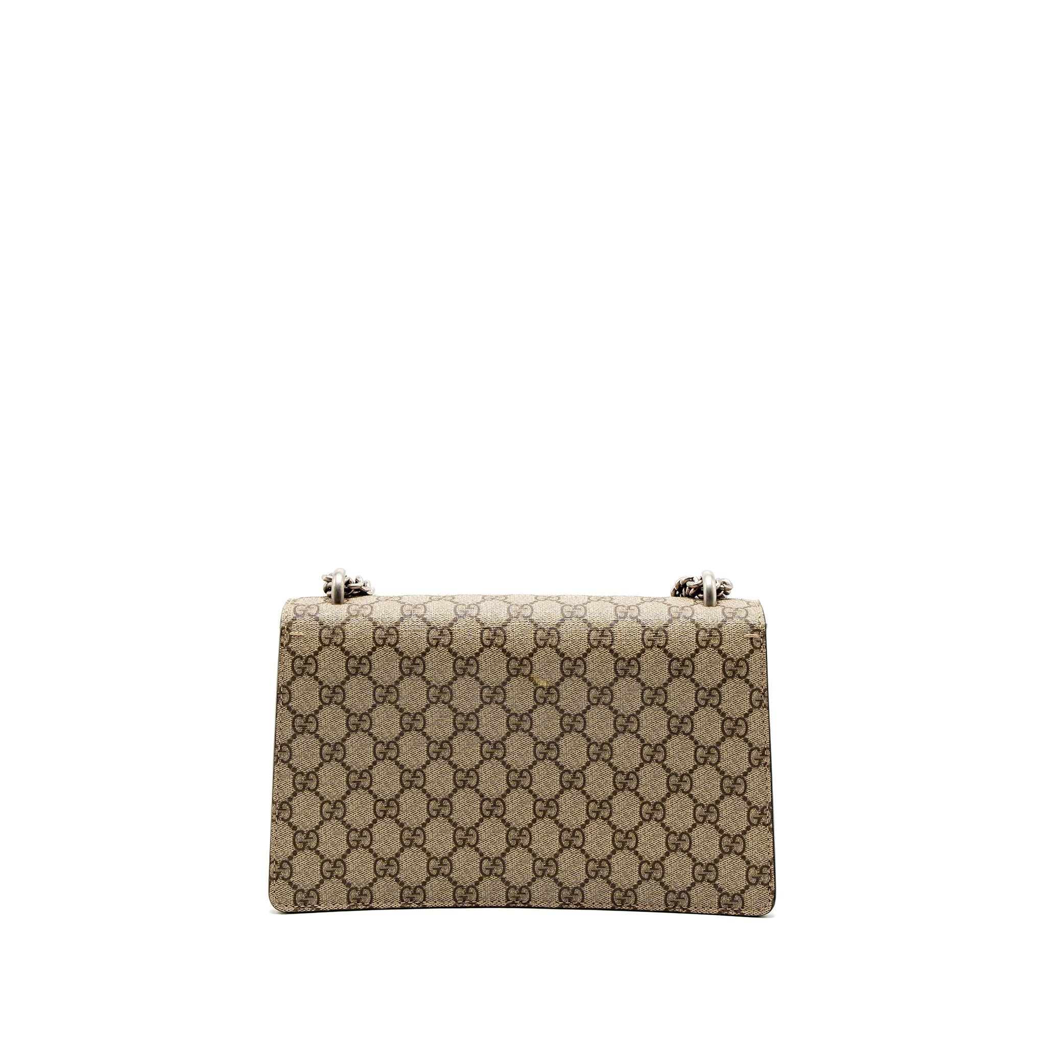 gucci-small-dionysus-shoulder-bag-gg-supreme-canvas-suede-brown-shw